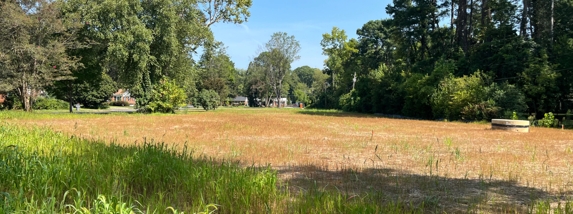 Little Hope Creek The Charlotte-Mecklenburg Storm Water Services project site for Little Hope Creek on a sunny day.